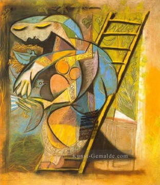  tauben - La Woman aux tauben 1930 Kubismus Pablo Picasso